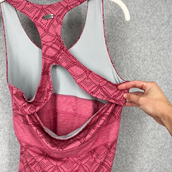 Outdoor Research Trance Athletic Dress Size 8 Pink Geometric Tank Stretch Casual - Picture 7 of 14